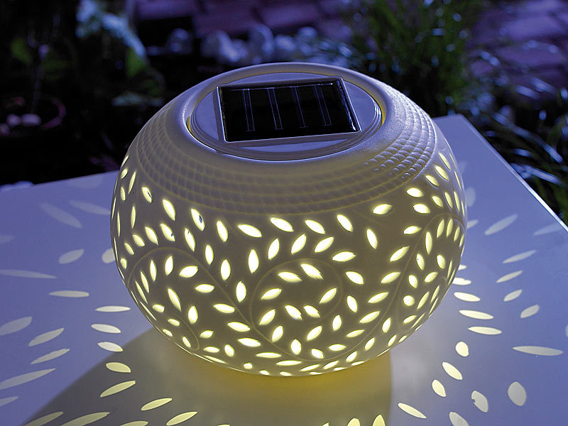 ; Solar-Lampions, warmweiß, Große LED-Bäume für innen und außen 