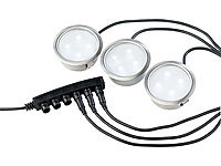 Lunartec LED-Einbauleuchten 6er-Set "Big Easy" IP44 / 230V
