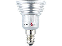 Lunartec High-Power LED-Strahler, 3W LED, warmweiß, E14 (230V); LED-Einbauspots 