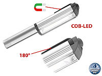 Lunartec Pen-Taschenlampe / Arbeitsleuchte mit COB-LED, 3 W, 150 lm, Alu, IPX4; LED-Batterieleuchten mit Bewegungsmelder LED-Batterieleuchten mit Bewegungsmelder 