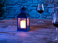 ; Winter-Deko-Glasflaschen mit LED-Echtwachskerzen Winter-Deko-Glasflaschen mit LED-Echtwachskerzen 