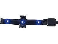 Lunartec SMD LED Crossverbindung Blau; LED-Lichtleisten mit Bewegungsmelder LED-Lichtleisten mit Bewegungsmelder 
