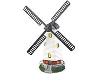 Lunartec Solar-Deko-Windmühle mit drehendem Windrad & LED-Licht, 8-Stunden-Akku; LED-Solar-Lichterketten (warmweiß) LED-Solar-Lichterketten (warmweiß) LED-Solar-Lichterketten (warmweiß) LED-Solar-Lichterketten (warmweiß) 
