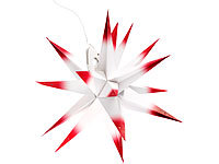 Lunartec 4D-Weihnachtsstern-Lampe aus Papier, 60 cm