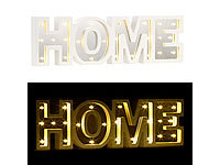 Lunartec LED-Schriftzug "HOME" aus Holz & Spiegeln mit Timer & Batteriebetrieb; LED-Solar-Wegeleuchten LED-Solar-Wegeleuchten LED-Solar-Wegeleuchten LED-Solar-Wegeleuchten LED-Solar-Wegeleuchten 