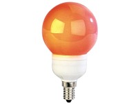 Lunartec LED-Energiesparlampe Classic E14 mit 24 LEDs rot