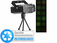 Lunartec Indoor-Laser-Projektor mit 12 Leuchtmustern, Versandrückläufer; LED-Discokugeln 