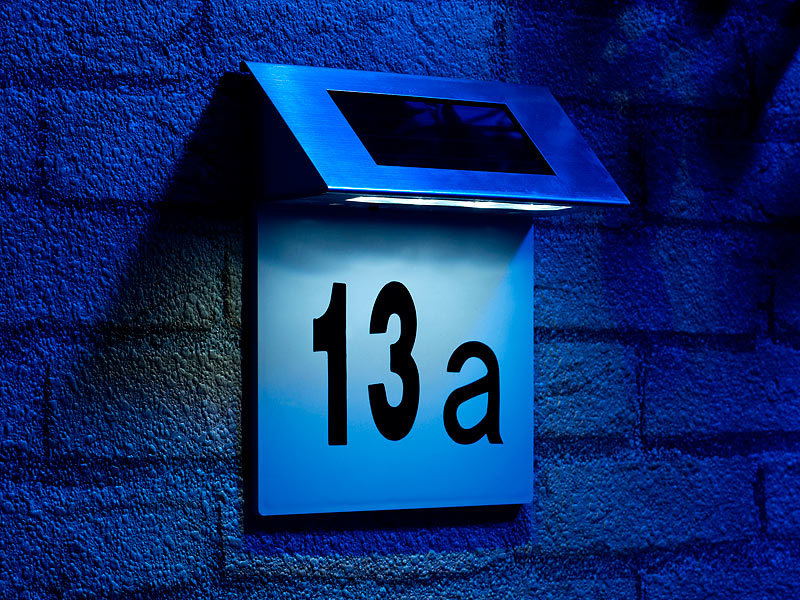 ; Haus-Nummer-Lampen LED 