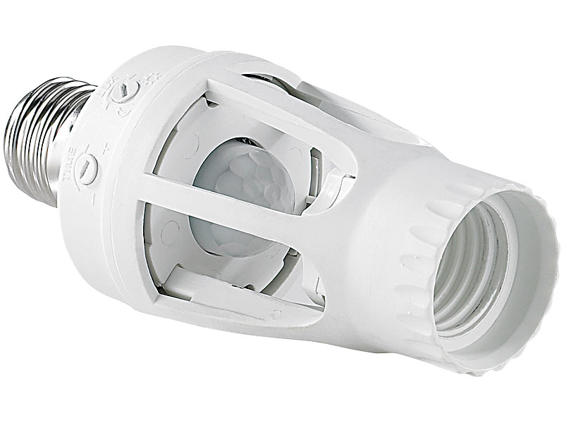E27 LED Lampenfassung mit 360°-Infrarot PIR-Bewegungssensor Bewegungsmelder 