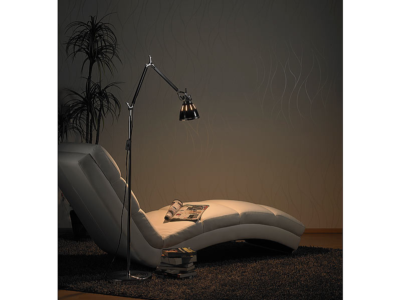; LED-Schreibtischlampen mit Schwanenhals, LED-Unterbau-Leuchten mit Fernbedienung 