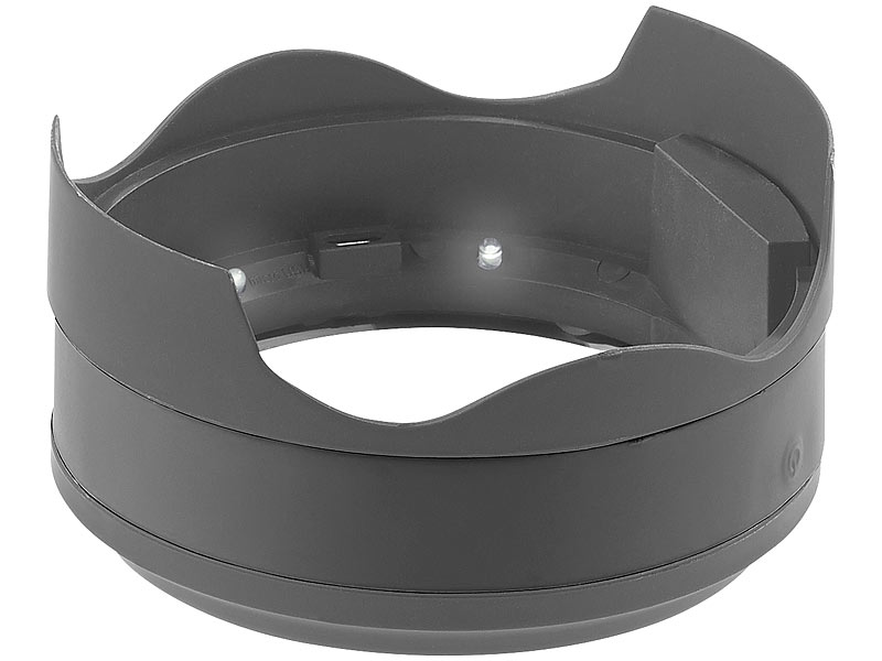 2 Stufen Lunartec LED-Tischlupe mit hochwertigem optischem Glas USB 4 LEDs 