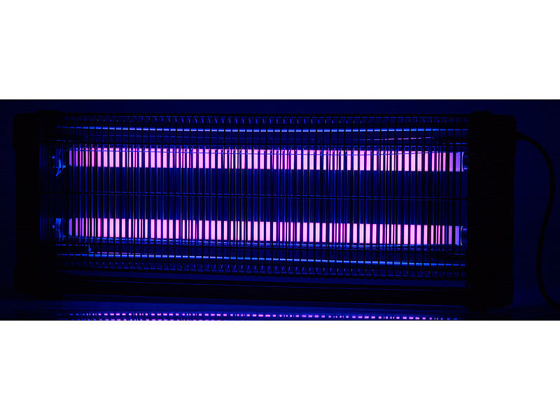 ; UV-Insektenvernichter mit Ansaug-Ventilator 