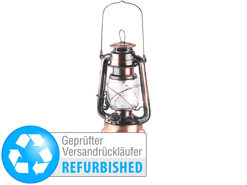 ; Petroleum-Sturmlaternen, LED-Sturmlampen 
