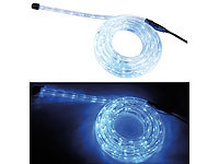 Lunartec LED-Lichtschlauch blau, 4 Meter, für innen & außen; LED-Lichtbänder 