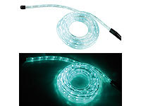 Lunartec LED-Lichtschlauch grün, 4 Meter, für innen & außen; LED-Lichtbänder 