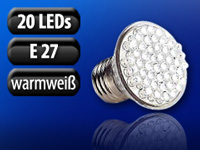 ; Leuchtmittel E27, Spotlights LeuchtmittelLampen E27LED-Spots als Glüh-Birnen, Glühbirnen, Glüh-Lampen, Glühlampen, LED-BirnenE27 LED-LeuchtenWarmweiß E27 LEDLED-Strahler E27LED-Bulbs E27LED-SparlampenLeuchtenLichter warmweißWarmweiss-LEDsWarmweiß-Strahler LEDsSpotlichterSpot-Strahler LEDsDeckenspotsEinbauspots 