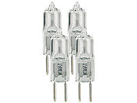 Lunartec Halogen-Stiftsockellampe 12 Volt, GY6.35, 40 Watt, 4er-Pack; LED-Lichtbänder LED-Lichtbänder LED-Lichtbänder 
