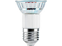 Lunartec SMD-LED-Lampe, E27, 48 LEDs, tageslichtweiß, 270-280 lm, 4er-Set; LED-Spot GU5.3 (tageslichtweiß), LED-Spots E14 (warmweiß) 