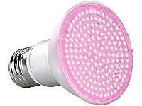 Lunartec LED-Pflanzenlampe für E27 Fassungen, mit 168 LEDs, 105 Lumen; LED-Spots GU5.3 (warmweiß), LED-Pflanzenwachstums-Streifen LED-Spots GU5.3 (warmweiß), LED-Pflanzenwachstums-Streifen LED-Spots GU5.3 (warmweiß), LED-Pflanzenwachstums-Streifen 