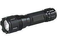 Lunartec Aluminium-Taschenlampe TL-313 mit Cree-Hochleistungs-LED, 3 W; Stirnlampen Stirnlampen 