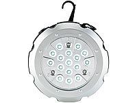 Lunartec Wetterfeste Universal-LED-Lampe mit Dynamo & USB-Ladekabel; Petroleum-Sturmlaternen, Stirnlampen 