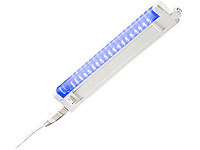 Lunartec Universal SMD-LED-Leiste, blau mit 1,2m Kabel; LED-Lichtbänder 