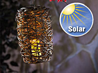 ; LED-Solar-Lichterketten (warmweiß) 