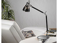 Lunartec Elegante Retro-Tischleuchte warmweiß im Stromspar-LED-Paket; Bett- & Leselampen mit Schwanenhälsen Bett- & Leselampen mit Schwanenhälsen 