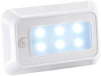 Lunartec LED-Nachtlicht mit Bewegungs-Sensor im 2er-Set (PEARL Edition); LED-Lichtleisten mit Bewegungsmelder 
