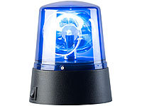 mit 360°-Beleuchtung Lunartec 3er-Set LED-Partyleuchten im Blaulichtdesign 