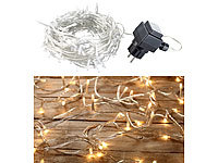 Lunartec LED-Lichterkette mit 40 LEDs, warmweiß, 6,2 m; Weihnachtsbaumketten Weihnachtsbaumketten 