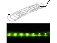Lunartec LED-Lichtschlauch für innen  10 Meter, grün; LED-Lichtbänder LED-Lichtbänder LED-Lichtbänder 