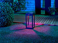 ; LED-Solar-Dachrinnenleuchten mit PIR-Sensoren & Nachtlicht-Funktion, Solar-LED-Gartenfackeln 