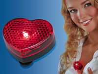 ; LED-Strahler mit PIR-Sensor, Akkubetrieb, Blaulicht-Partyleuchten 