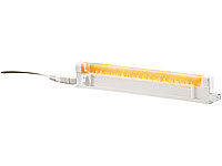 Lunartec LED-Universal-Leiste gelb mit Anschlusskabel 1,2m; LED-Lichtbänder 