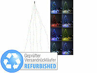Lunartec Christbaum-Überwurf-Lichterkette, 240 bunte LEDs, Versandrückläufer