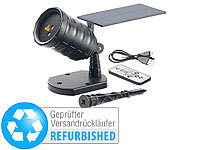 Lunartec Solar-Laser-Projektor mit Akku, Versandrückläufer; Solar-Lampions, warmweiß Solar-Lampions, warmweiß 