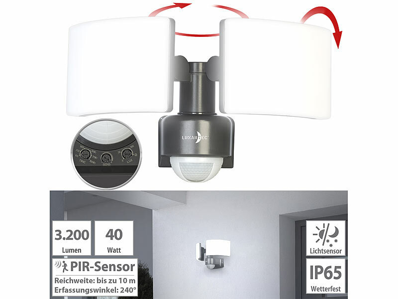 ; LED-Solar-Außenlampen mit PIR-Sensoren (neutralweiß) LED-Solar-Außenlampen mit PIR-Sensoren (neutralweiß) LED-Solar-Außenlampen mit PIR-Sensoren (neutralweiß) 