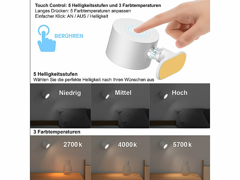 ; LED-Tischlampen mit PIR-Sensoren LED-Tischlampen mit PIR-Sensoren LED-Tischlampen mit PIR-Sensoren 