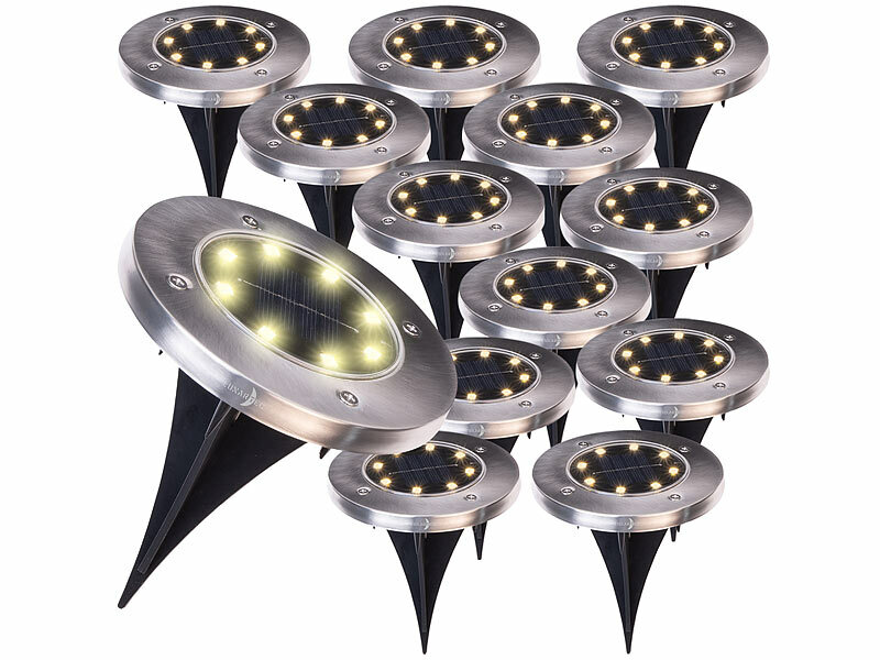 ; LED-Solar-Wegeleuchten LED-Solar-Wegeleuchten LED-Solar-Wegeleuchten 