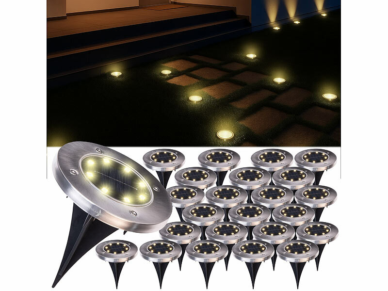 ; LED-Solar-Wegeleuchten LED-Solar-Wegeleuchten LED-Solar-Wegeleuchten 