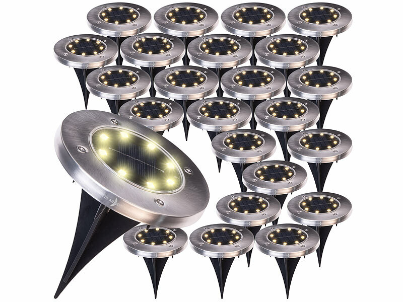 ; LED-Solar-Wegeleuchten LED-Solar-Wegeleuchten LED-Solar-Wegeleuchten 