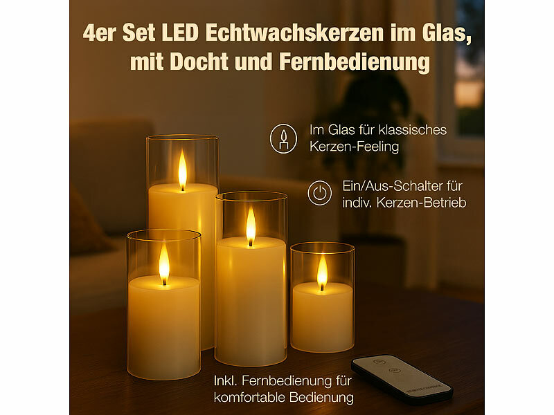 ; Akku-LED-Teelicht-Sets mit Ladestation Akku-LED-Teelicht-Sets mit Ladestation Akku-LED-Teelicht-Sets mit Ladestation 