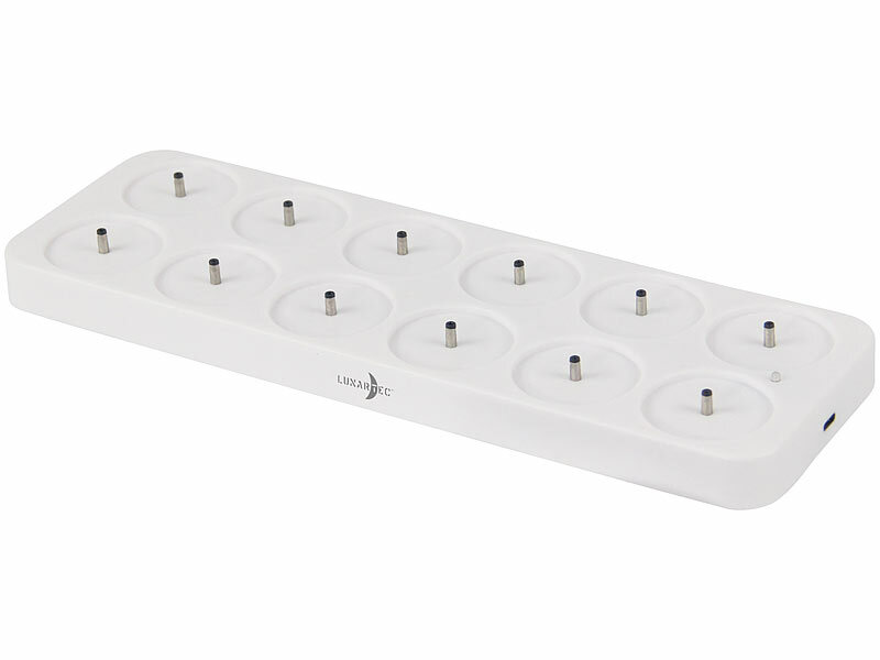 ; Akku-LED-Teelicht-Sets mit Ladestation Akku-LED-Teelicht-Sets mit Ladestation Akku-LED-Teelicht-Sets mit Ladestation 