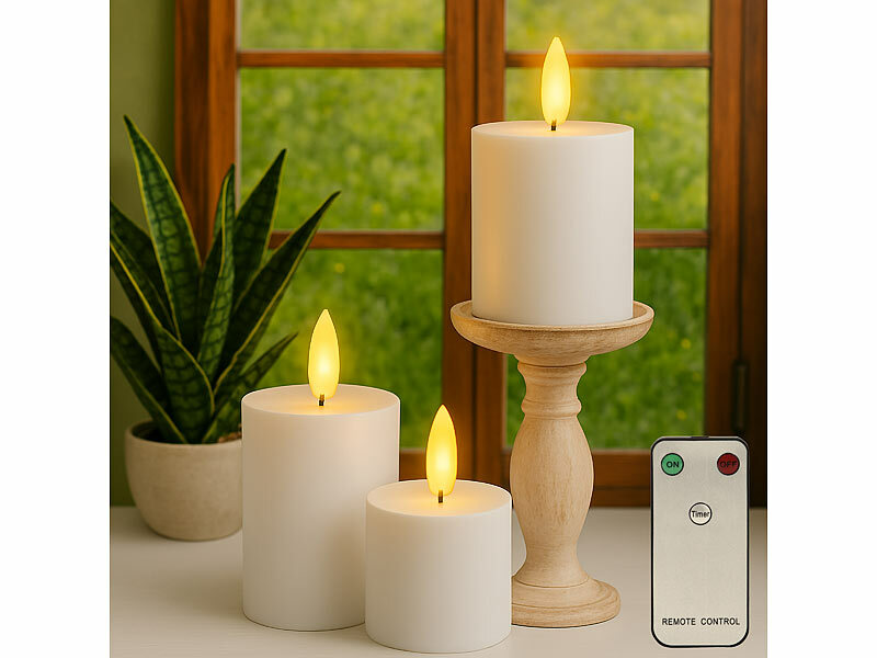 ; Kabellose, dimmbare LED-Weihnachtsbaumkerzen mit Fernbedienung und Timer Kabellose, dimmbare LED-Weihnachtsbaumkerzen mit Fernbedienung und Timer Kabellose, dimmbare LED-Weihnachtsbaumkerzen mit Fernbedienung und Timer 