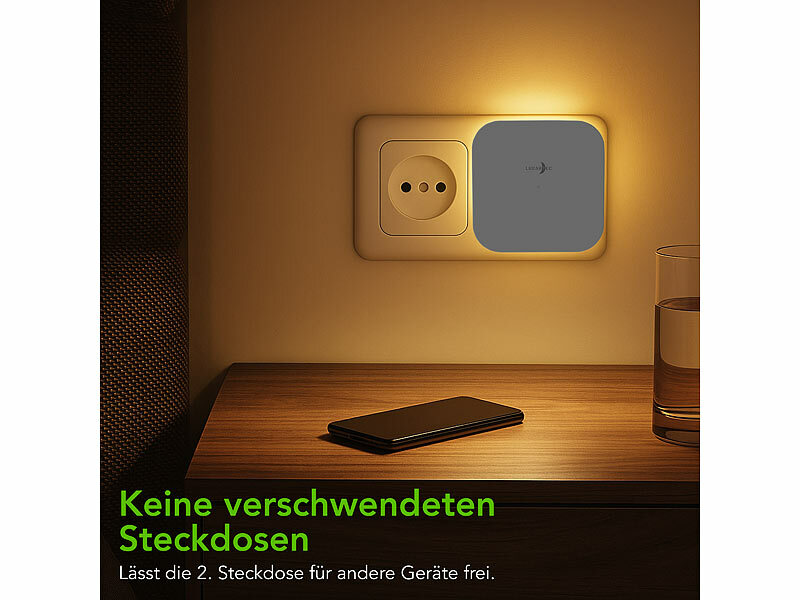 ; LED-Steckdosen-Nachtlicht mit Dämmerungssensor LED-Steckdosen-Nachtlicht mit Dämmerungssensor LED-Steckdosen-Nachtlicht mit Dämmerungssensor 