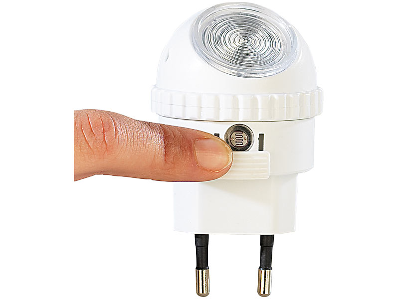 Lunartec Nachtleuchte mit ausrichtbarem Lichtkegel; LED Batterie Leuchten LED Batterie Leuchten LED Batterie Leuchten LED Batterie Leuchten 