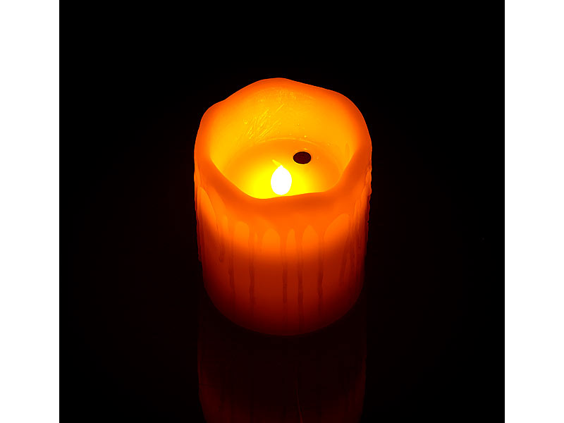 ; LED-Echtwachskerzen mit Fernbedienungen LED-Echtwachskerzen mit Fernbedienungen 