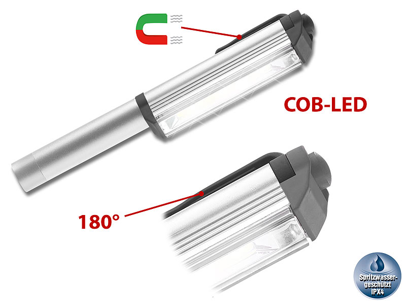 ; LED-Batterieleuchten mit Bewegungsmelder LED-Batterieleuchten mit Bewegungsmelder 