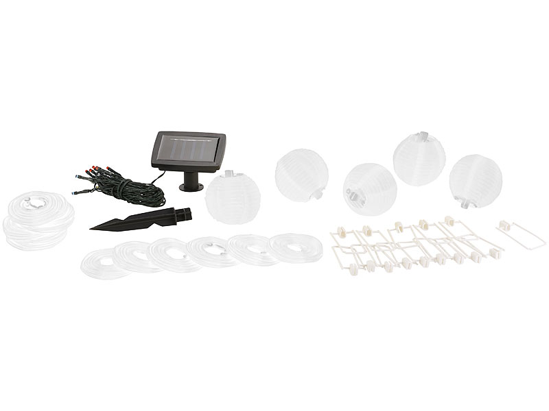 ; LED-Solar-Lichterketten (warmweiß) LED-Solar-Lichterketten (warmweiß) 